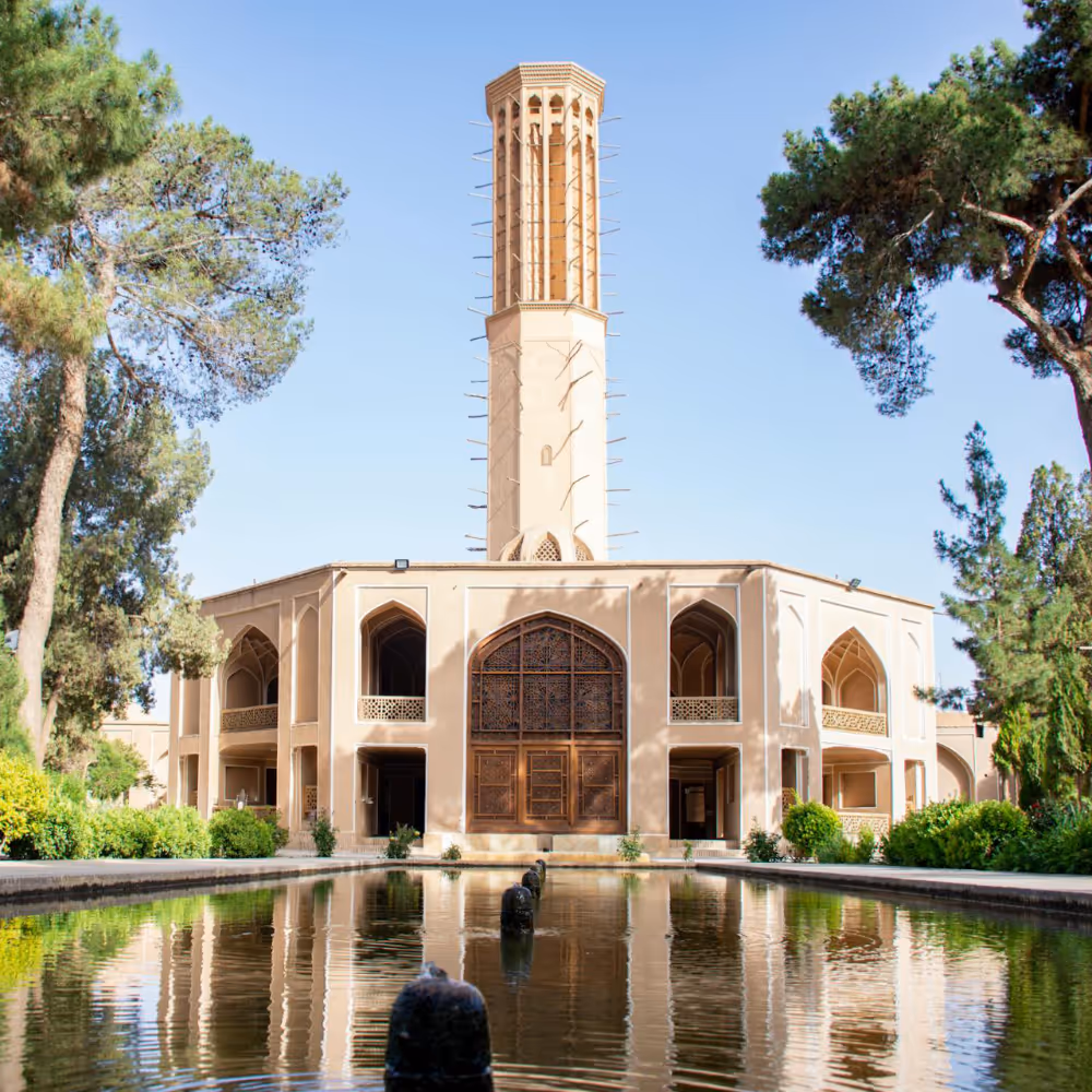 A mosque in the Iranian city of Yazd